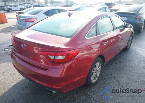 2016 Hyundai Sonata z USA, uszkodzony, nr VIN 5NPE24AF3GH396688